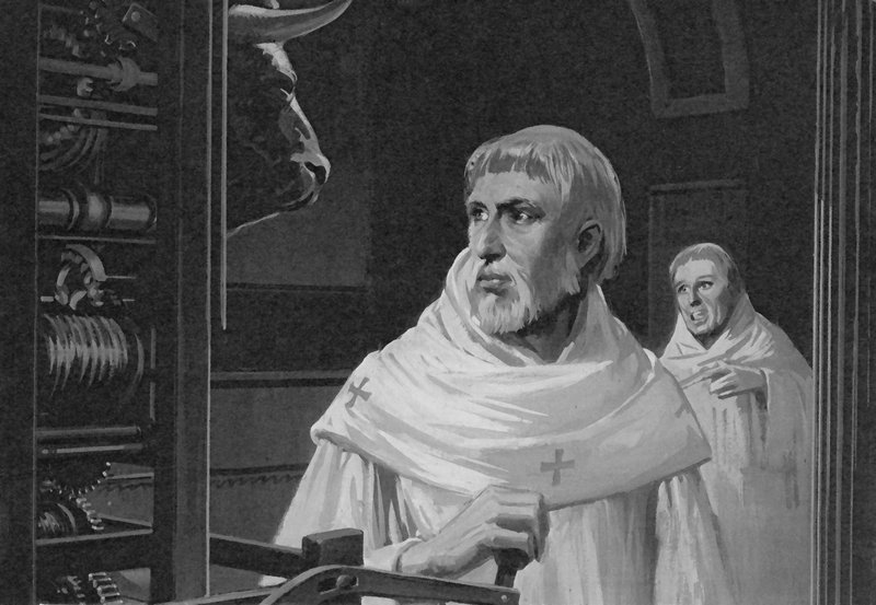 Papst Silvester II. und sein mechanischer Computer von English School