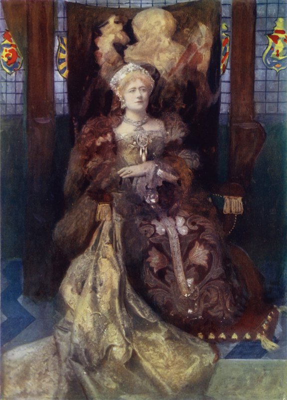 Miss Ellen Terry in Henry VIII von English Photographer