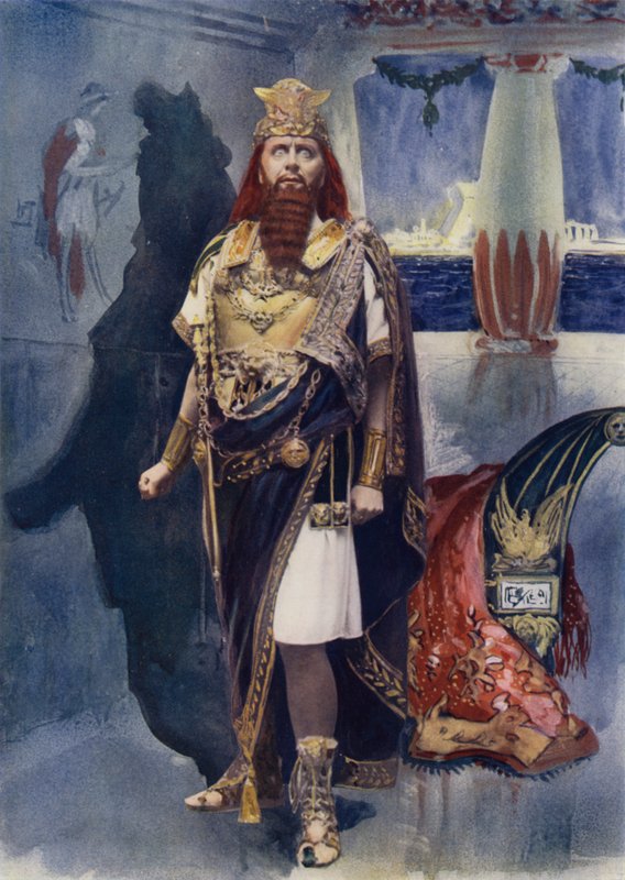 Mr Beerbohm Tree in Herod von English Photographer