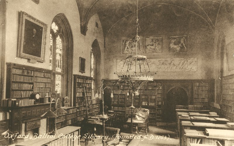 Bibliothek des Balliol College, Oxford von English Photographer