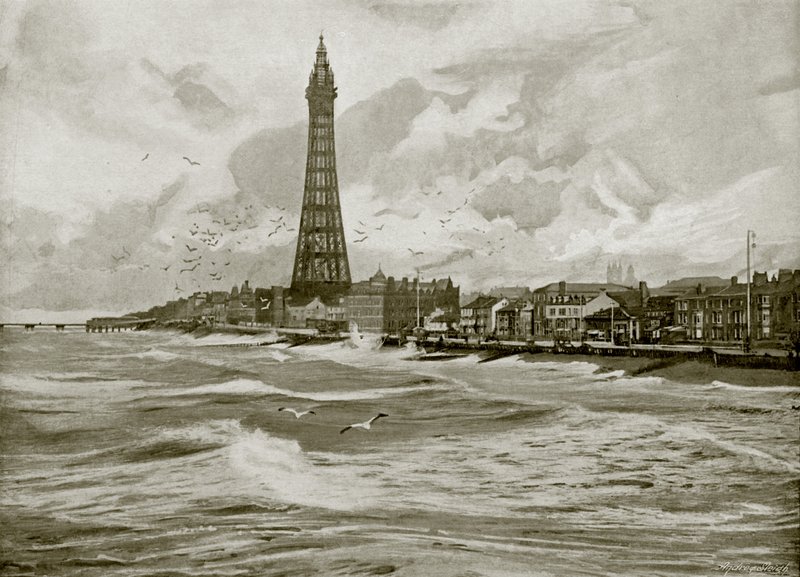 Blackpool mit seinem Eiffelturm von English Photographer