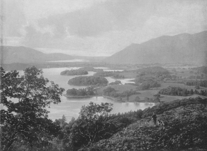 Derwentwater, vom Falkenfelsen von English Photographer