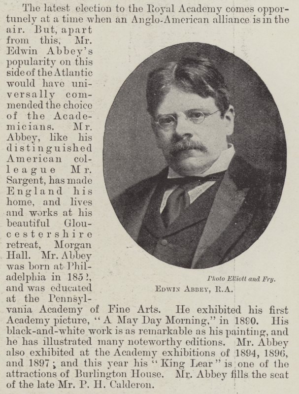 Edwin Abbey, RA von English Photographer