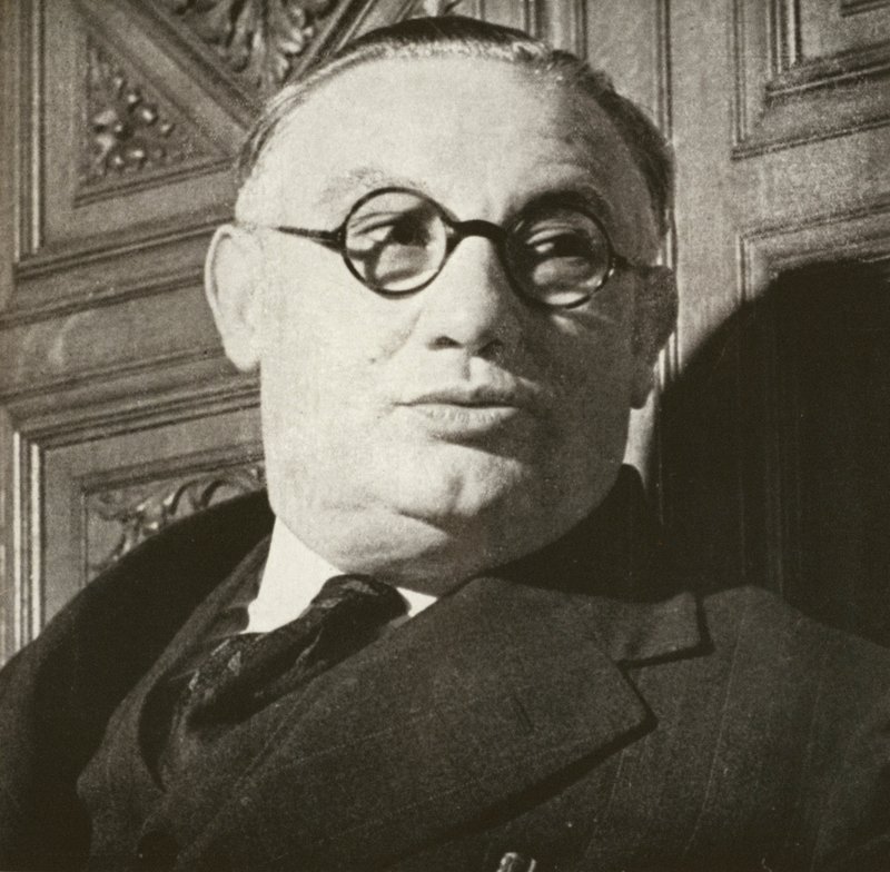 Ernest Bevin, Porträt, ca. 1940 von English Photographer
