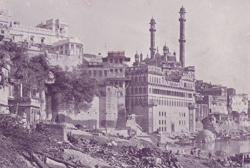 Große Moschee von Aurangzib, Benares von English Photographer