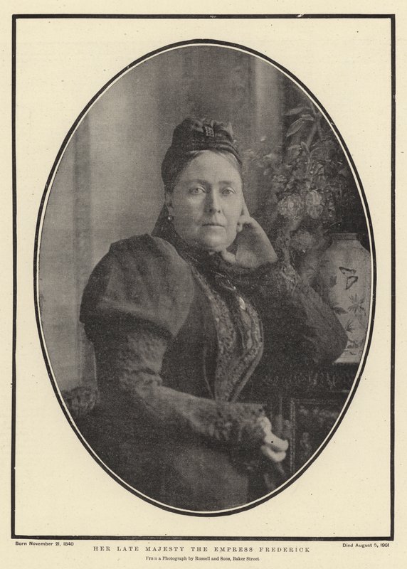 Ihre verstorbene Majestät, die Kaiserin Friedrich von English Photographer