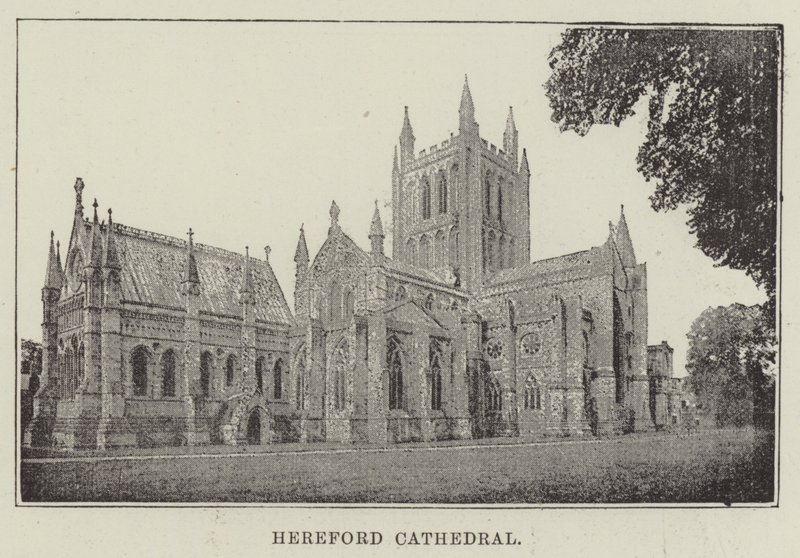 Kathedrale von Hereford von English Photographer