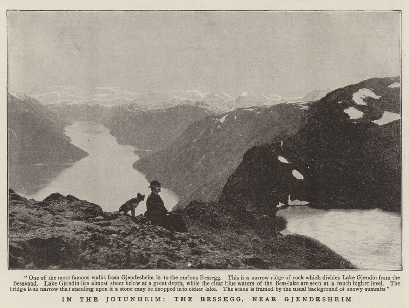 Im Jotunheim, der Bessegg, in der Nähe von Gjendesheim von English Photographer