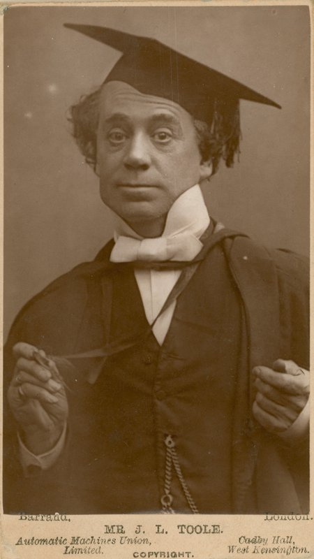 John Lawrence Toole, Schauspieler von English Photographer