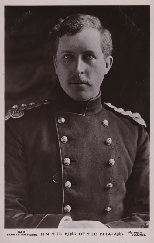 Der König der Belgier (s/w Foto) von English Photographer