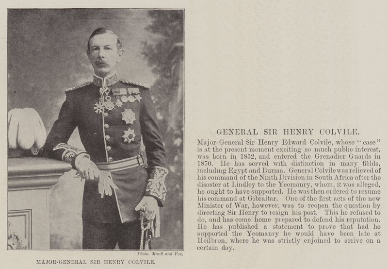 Generalmajor Sir Henry Colvile von English Photographer