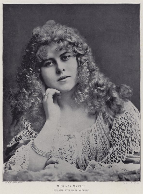 May Marton, englische Burlesque-Schauspielerin von English Photographer