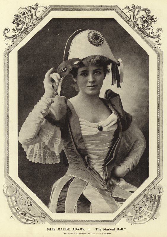 Miss Maude Adams in The Masked Ball von English Photographer