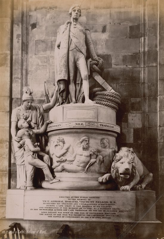 Denkmal für Vizeadmiral Horatio Nelson von English Photographer