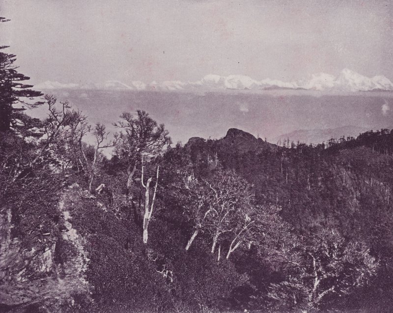Mount Everest, von Sandakphoo, Darjeeling von English Photographer