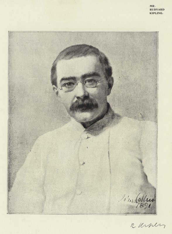 Rudyard Kipling von English Photographer