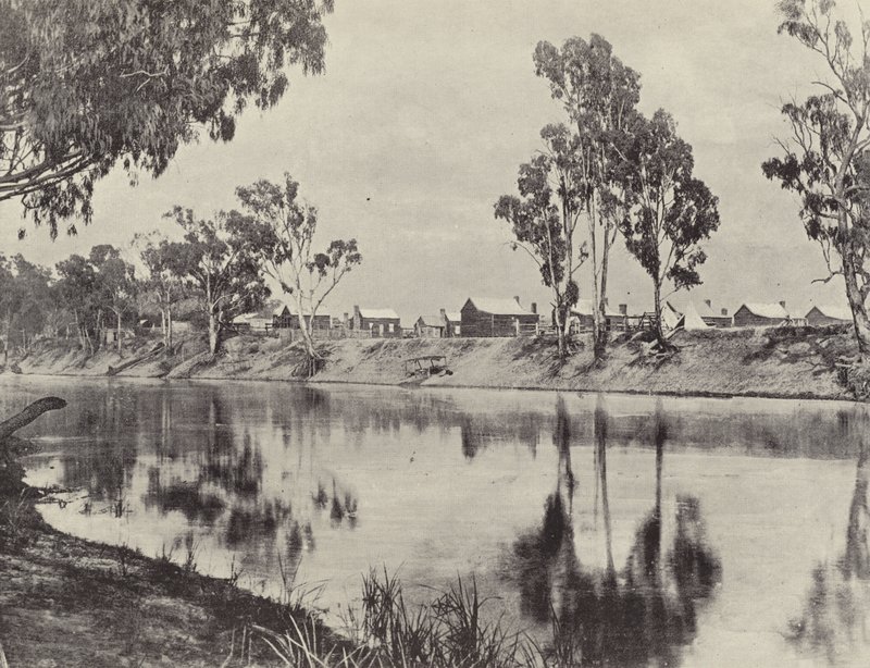 Native Station, Maloga, River Murray von English Photographer