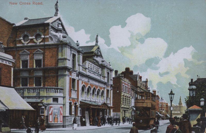 New Cross Road, Empire Variety Theatre von English Photographer