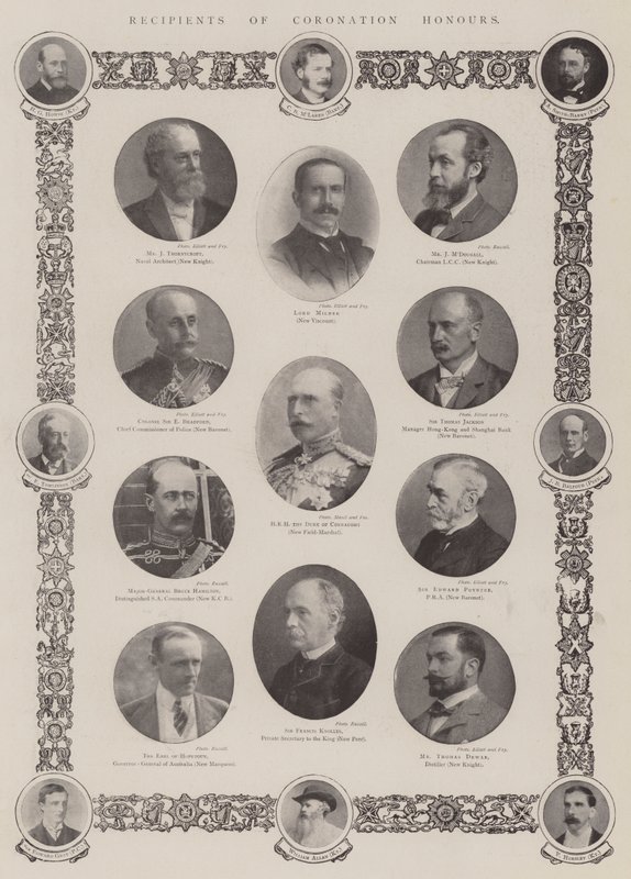 Empfänger von Krönungsehren von English Photographer