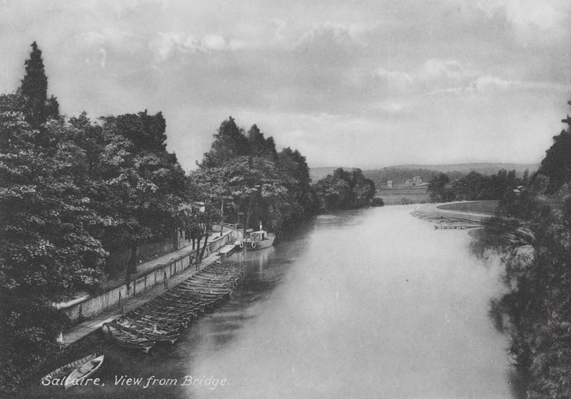 Saltaire, Blick von der Brücke von English Photographer