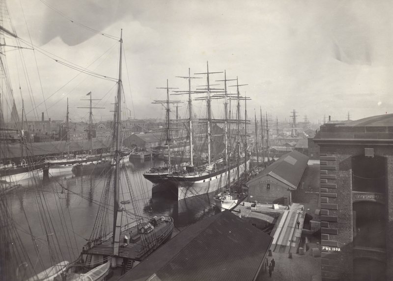 Salthouse Dock, Liverpool, Juni 1897 von English Photographer