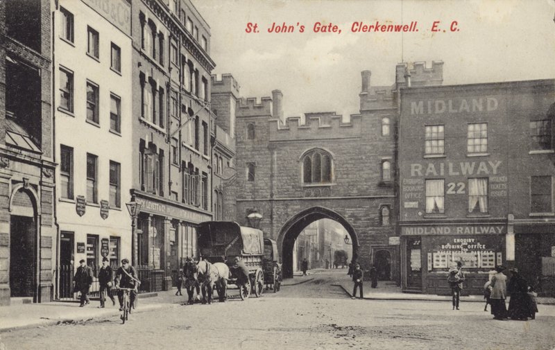 St. Johns Gate, Clerkenwell, E C von English Photographer