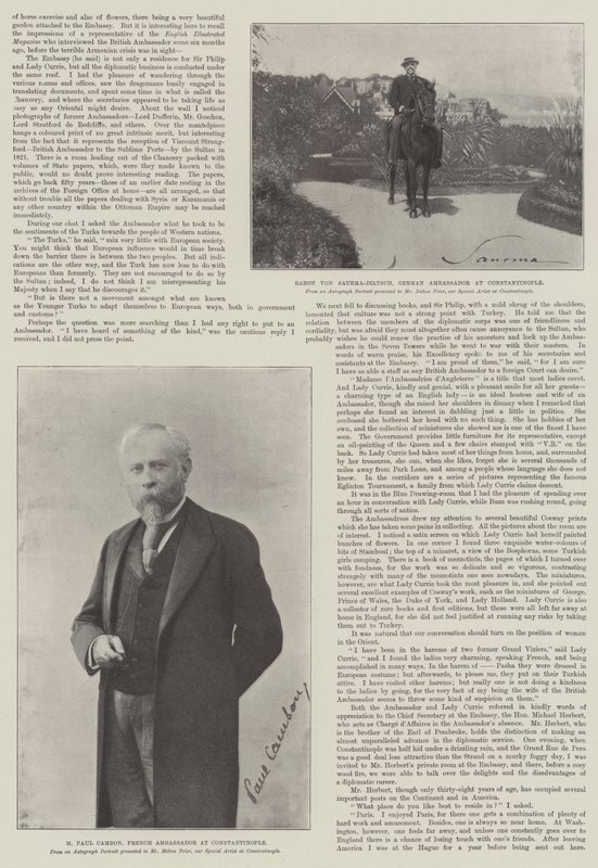 Die Botschafter in Konstantinopel von English Photographer