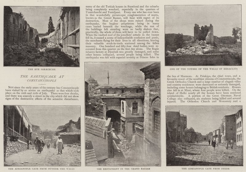 Das Erdbeben in Konstantinopel von English Photographer