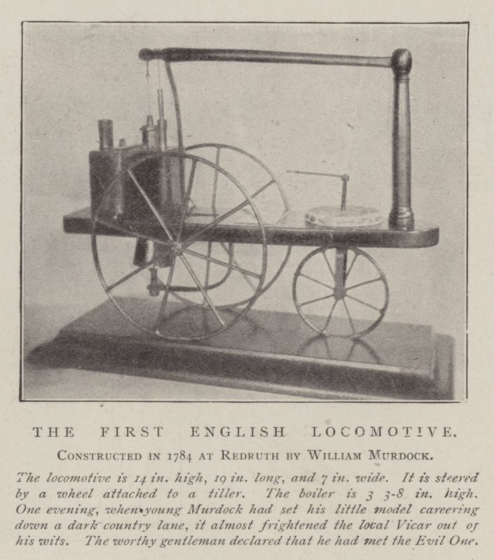 Die erste englische Lokomotive von English Photographer