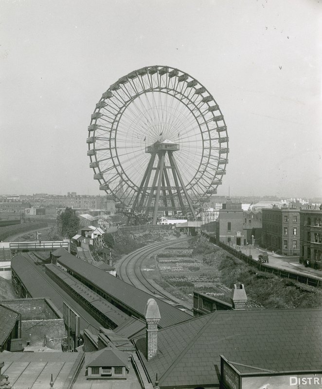 Das Große Rad, Earls Court; London von English Photographer
