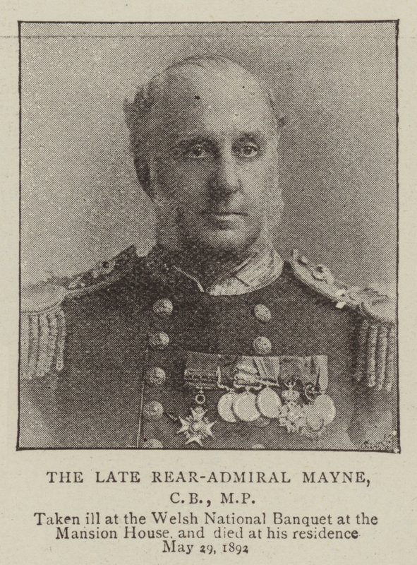 Der verstorbene Konteradmiral Mayne, CB, MP von English Photographer