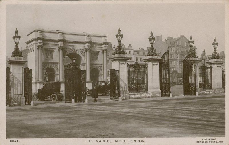 Der Marble Arch, London von English Photographer