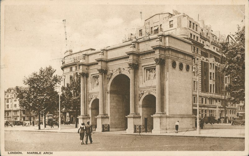 Der Marble Arch, London von English Photographer