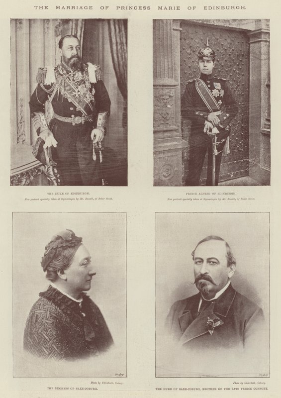 Die Hochzeit von Prinzessin Marie von Edinburgh von English Photographer