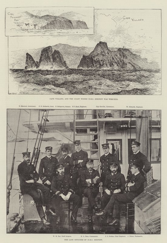 Das Wrack der HMS Serpent von English Photographer