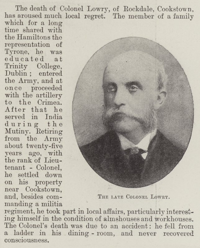 Der verstorbene Colonel Lowry von English Photographer