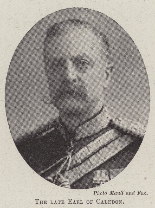 Der verstorbene Earl of Caledon von English Photographer