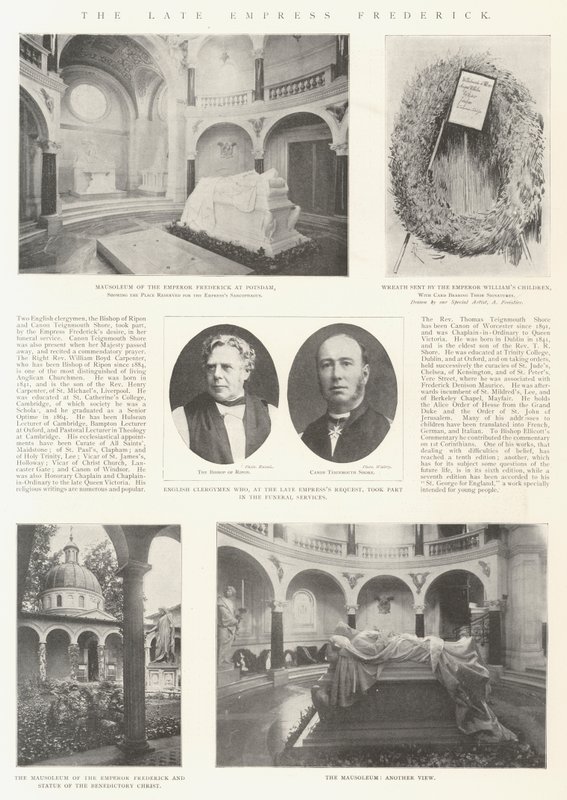 Die verstorbene Kaiserin Friedrich von English Photographer