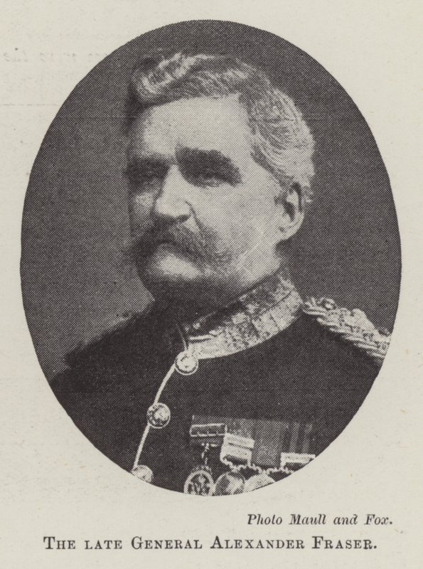 Der verstorbene General Alexander Fraser von English Photographer