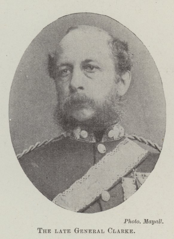 Der verstorbene General Clarke von English Photographer