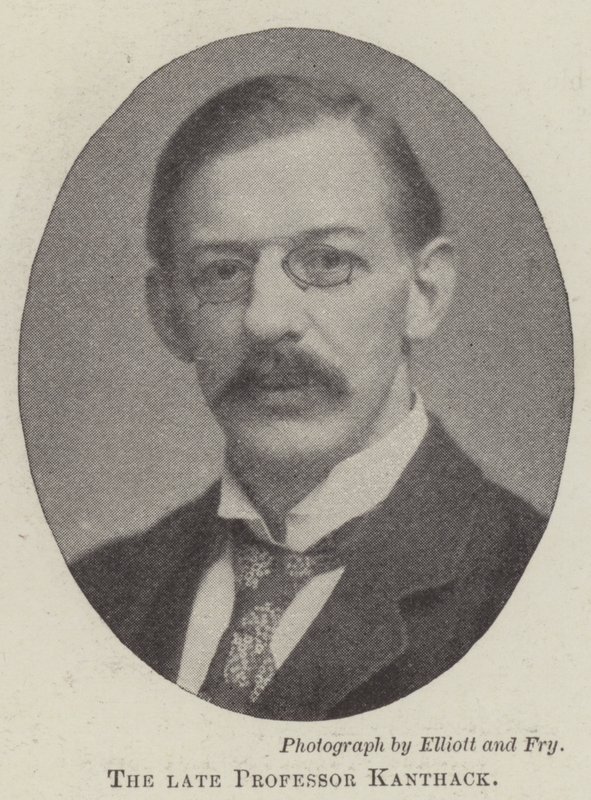 Der verstorbene Professor Kanthack von English Photographer