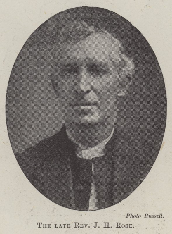 Der verstorbene Reverend J. H. Rose von English Photographer