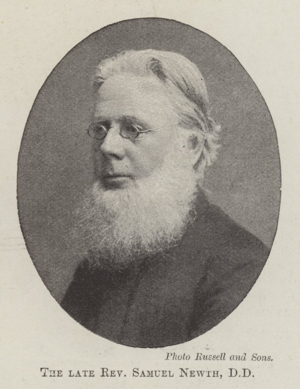 Der verstorbene Reverend Samuel Newth, DD von English Photographer