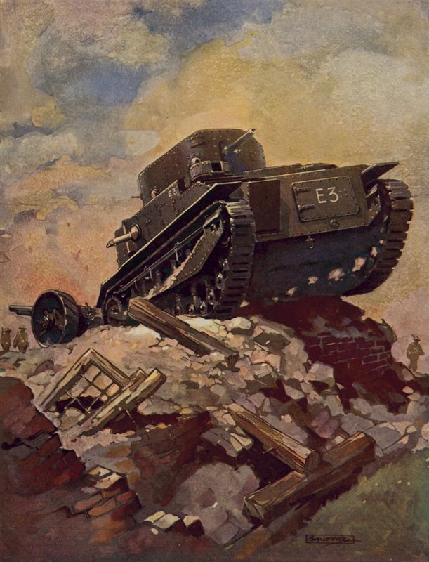 Ein Panzer von English School