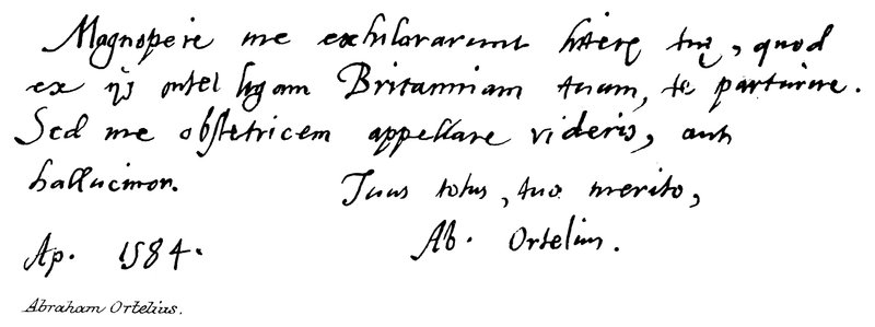 Abraham Ortelius von English School