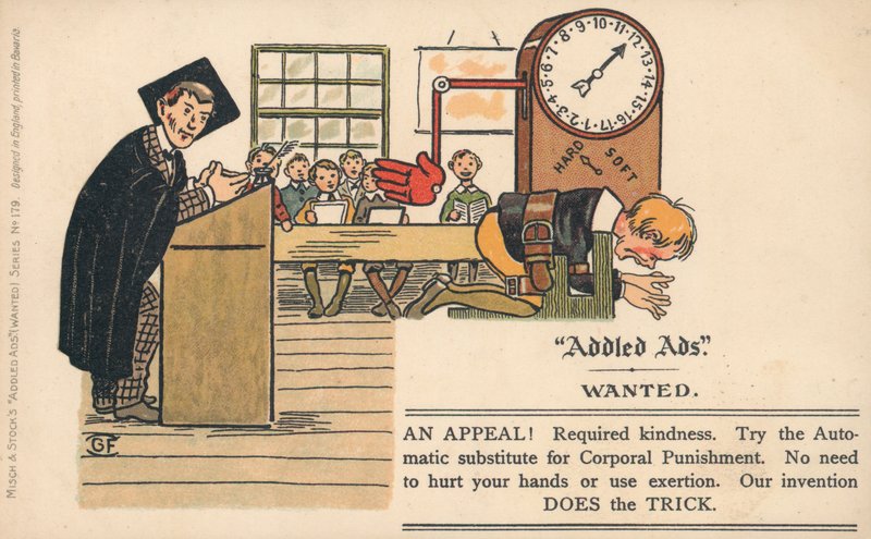 Addled Ads Postkarte von English School