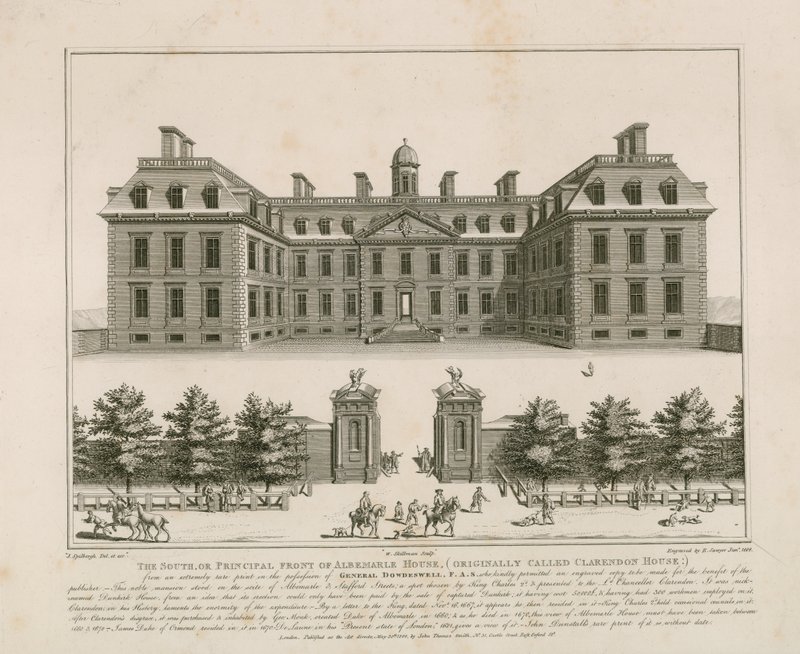 Albemarle House (ursprünglich Clarendon House genannt) von English School