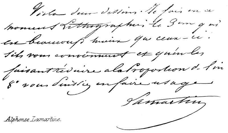 Alphonse Lamartine von English School