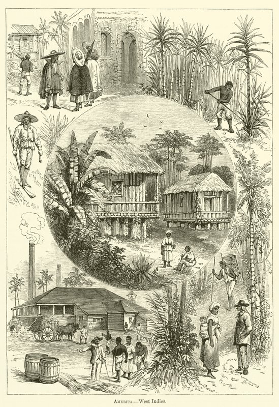 Amerika, Westindien von English School