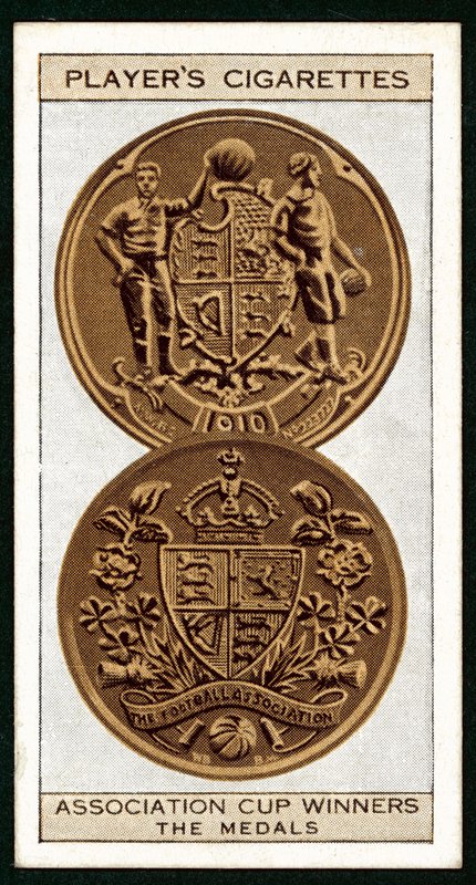 Association Cup Gewinner, Die Medaillen (Lithografie) von English School